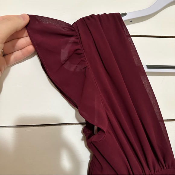 Lulu's Burgundy “I’m All Yours” Dress - Picture 8 of 11